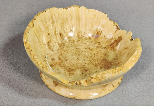 Handmade Wooden Bowl / Maple Burl Wood